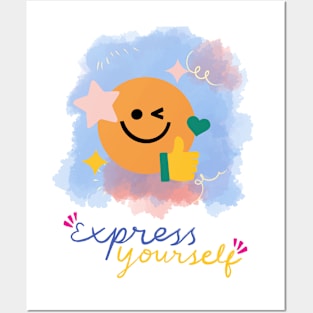 express yourself Posters and Art